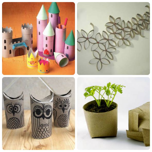 reciclagem criativa de rolo de papel higiênico