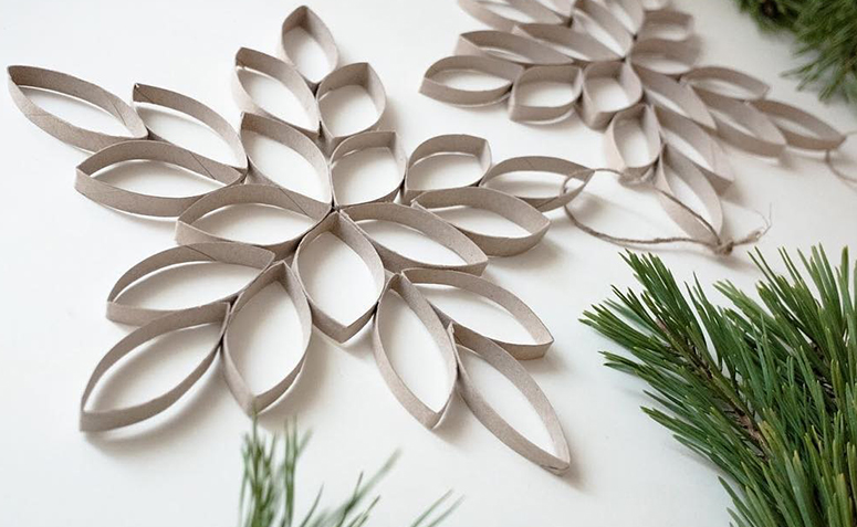 decoração com rolo de papel higiênico passo a passo