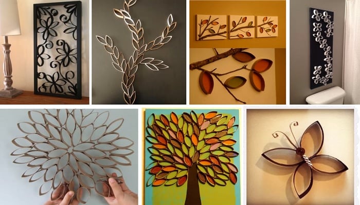 diy com rolo de papel higiênico para casa