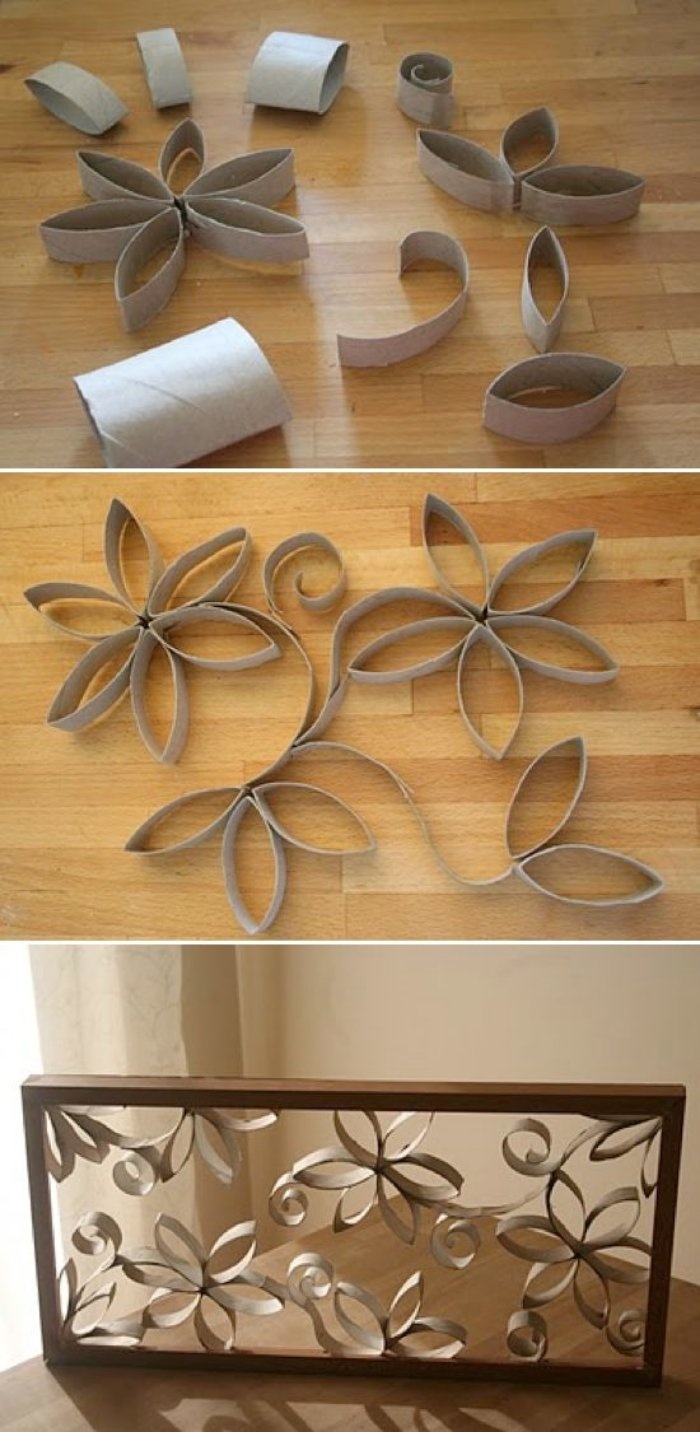 decoração com rolo de papel higiênico passo a passo