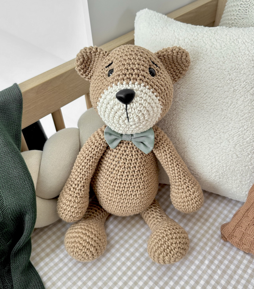 Guia completo de pontos básicos para amigurumi de ursos