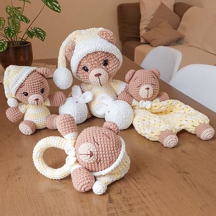 5 acessórios criativos para personalizar seu urso de crochê