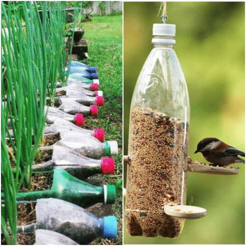 Organização da casa: Potes e porta-objetos feitos de PET