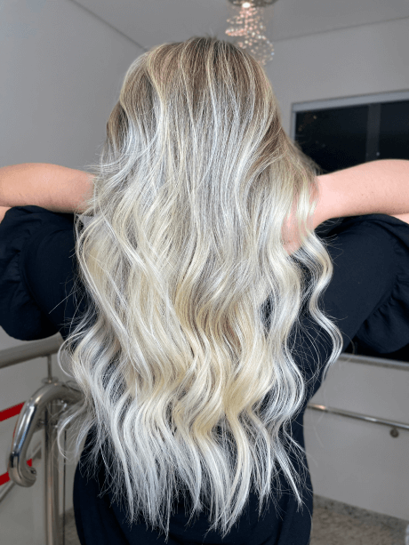 ideias de cabelo loiro claro acinzentado