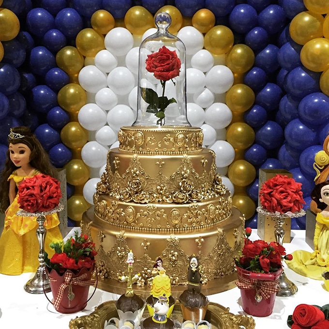 ideias de decoracao para festa a bela e a fera