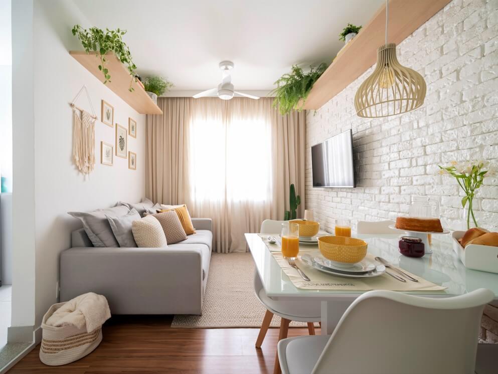 decoração barata e elegante