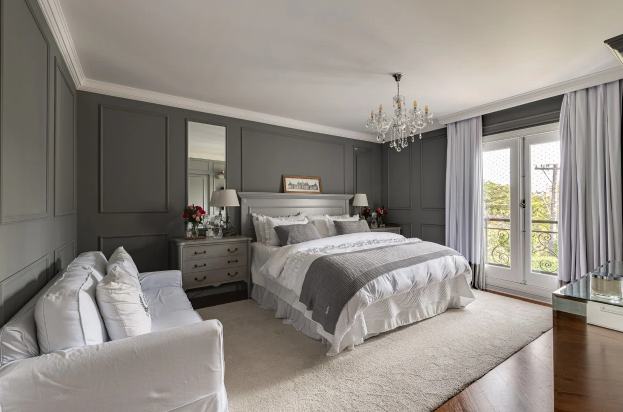 quarto cinza minimalista ou industrial qual escolher