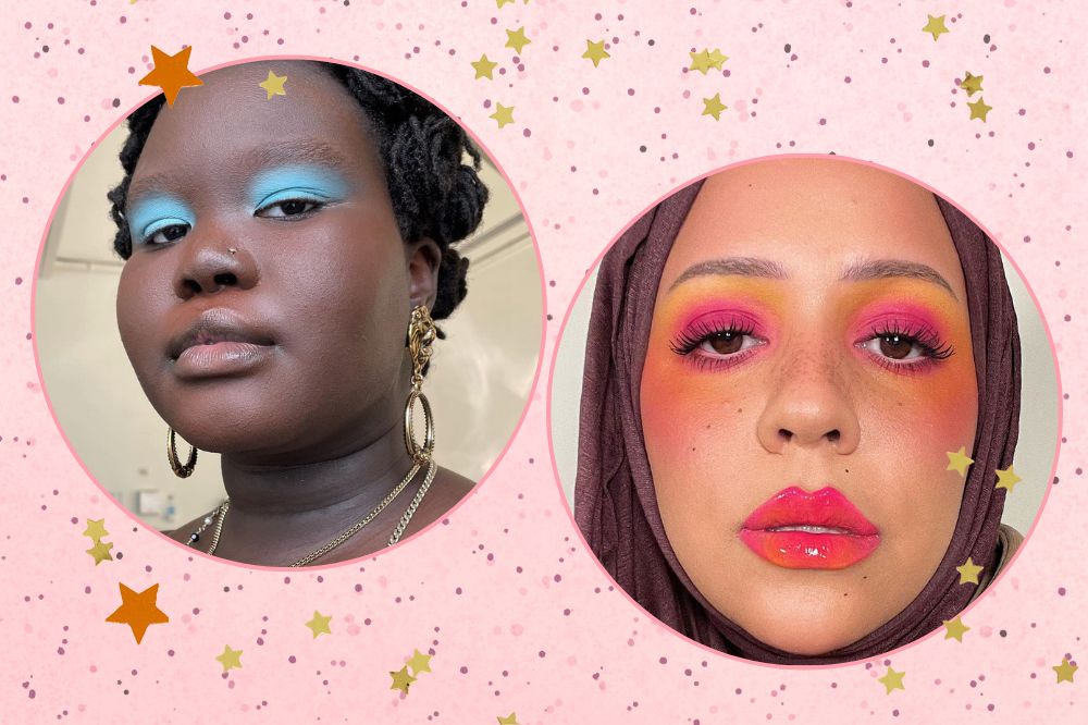 ideias de delineado colorido