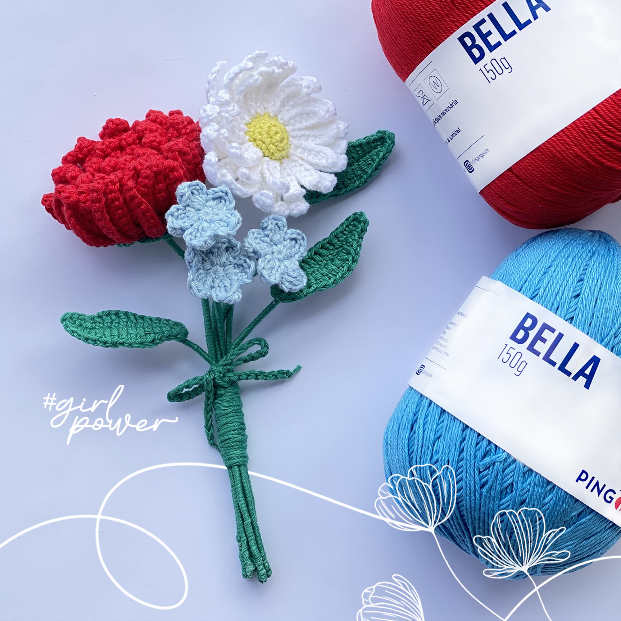 ideias de flor de croche para o dia das maes