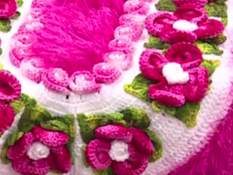 como fazer flores de crochê para buquê