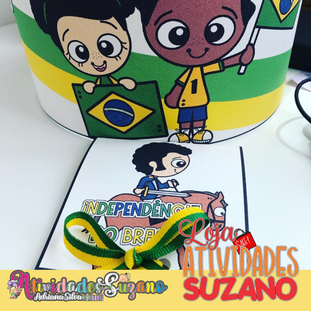 Marcadores de página criativos para o 7 de Setembro