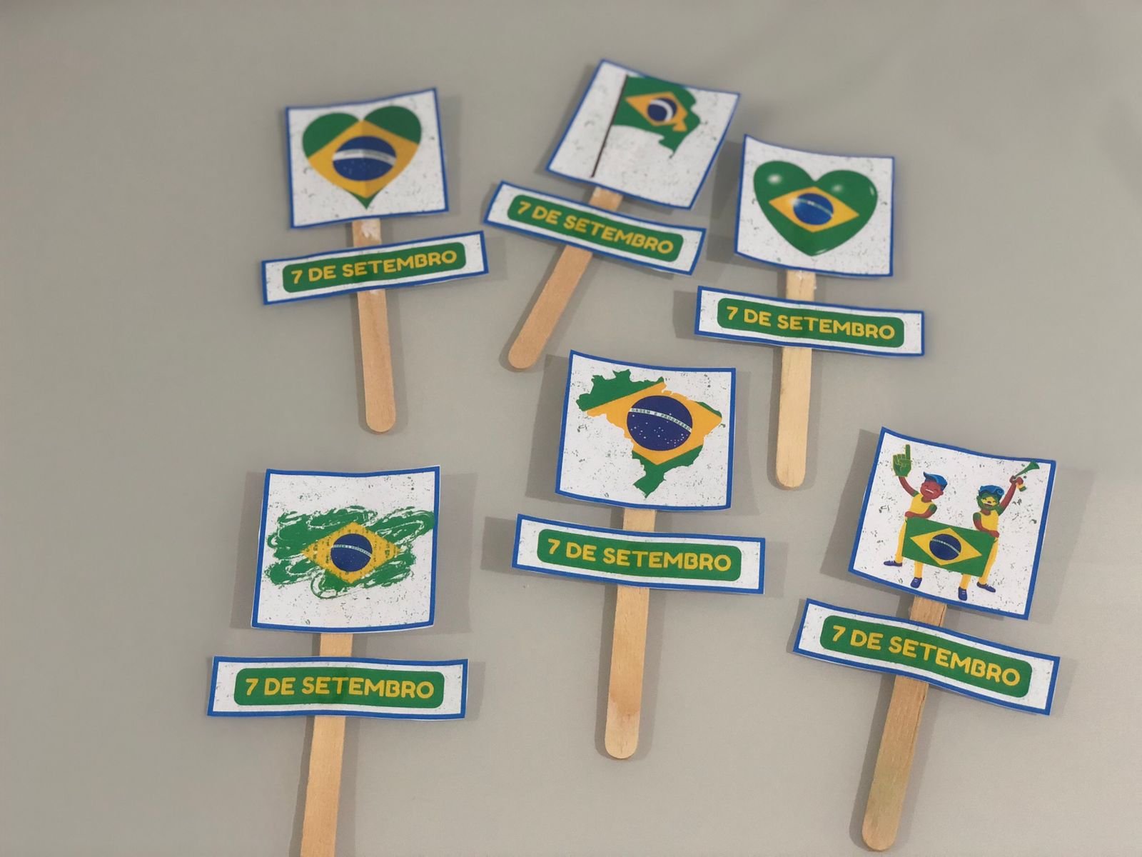 Ideias de dedoches patrióticos para crianças