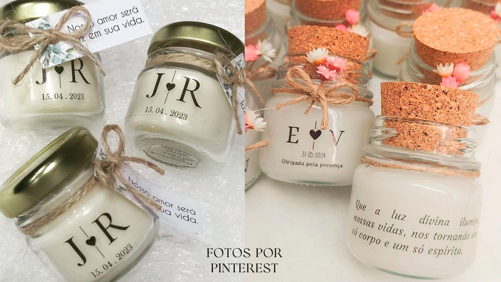 5 lembrancinhas de casamento DIY para economizar