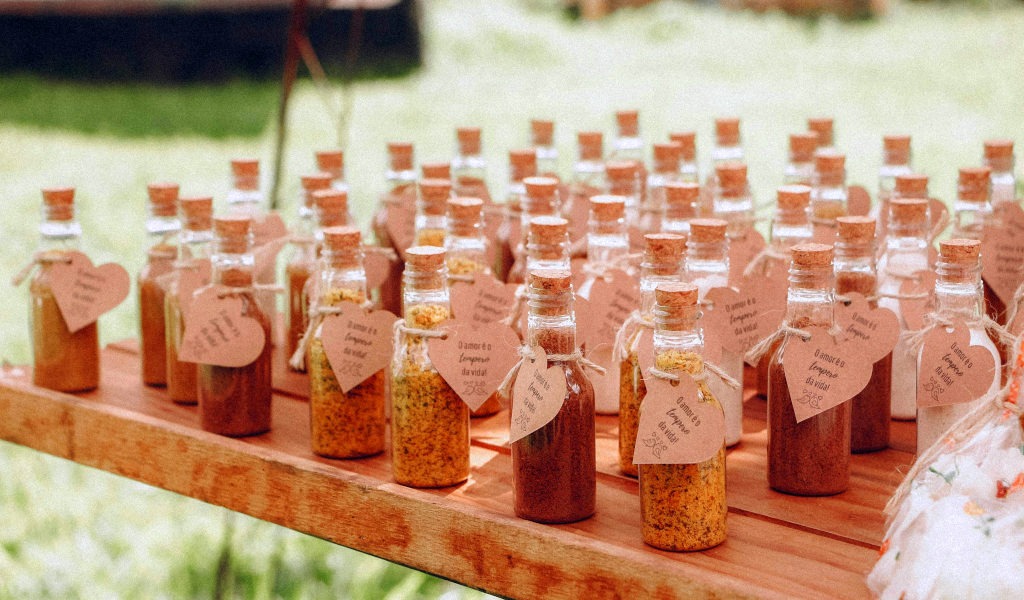 Lembrancinhas de casamento para diferentes tipos de cerimônia (campo