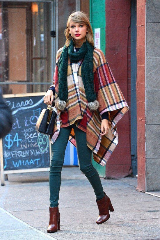 Tendências de ponchos para o próximo inverno