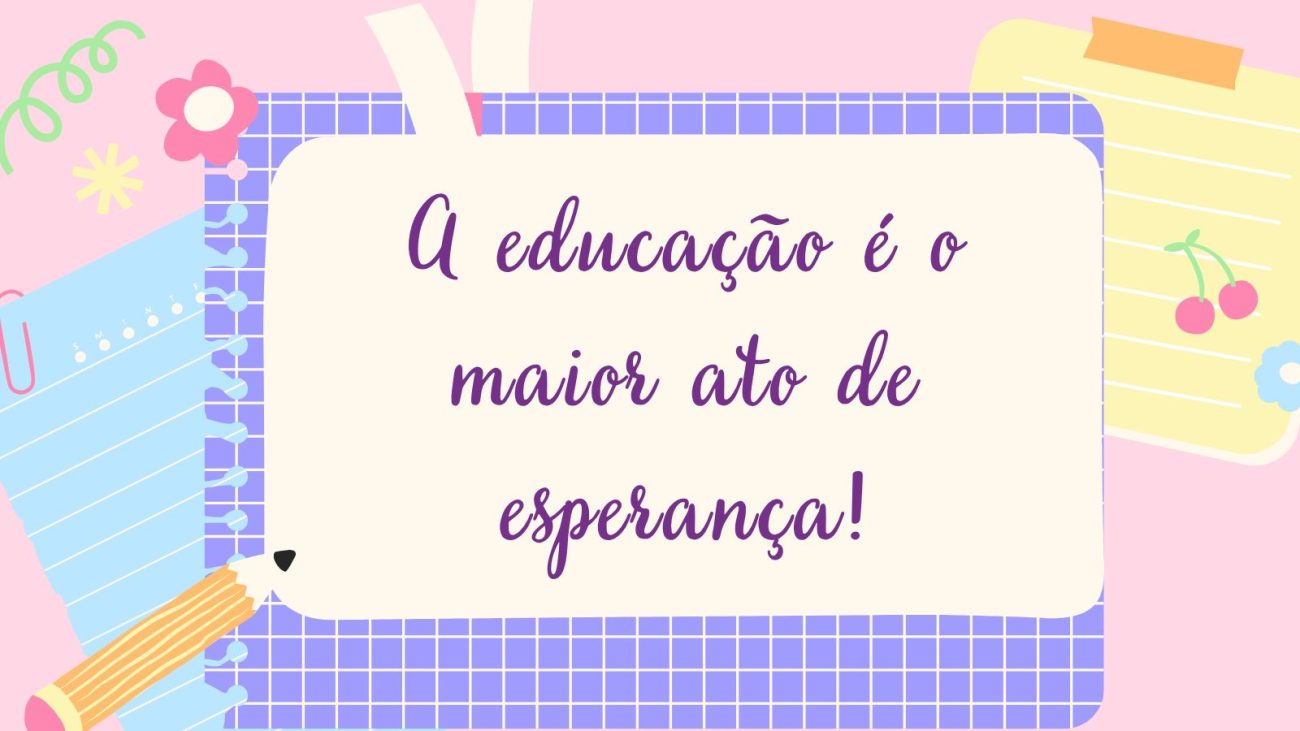 Mensagens de alunos e pais para agradecer aos professores