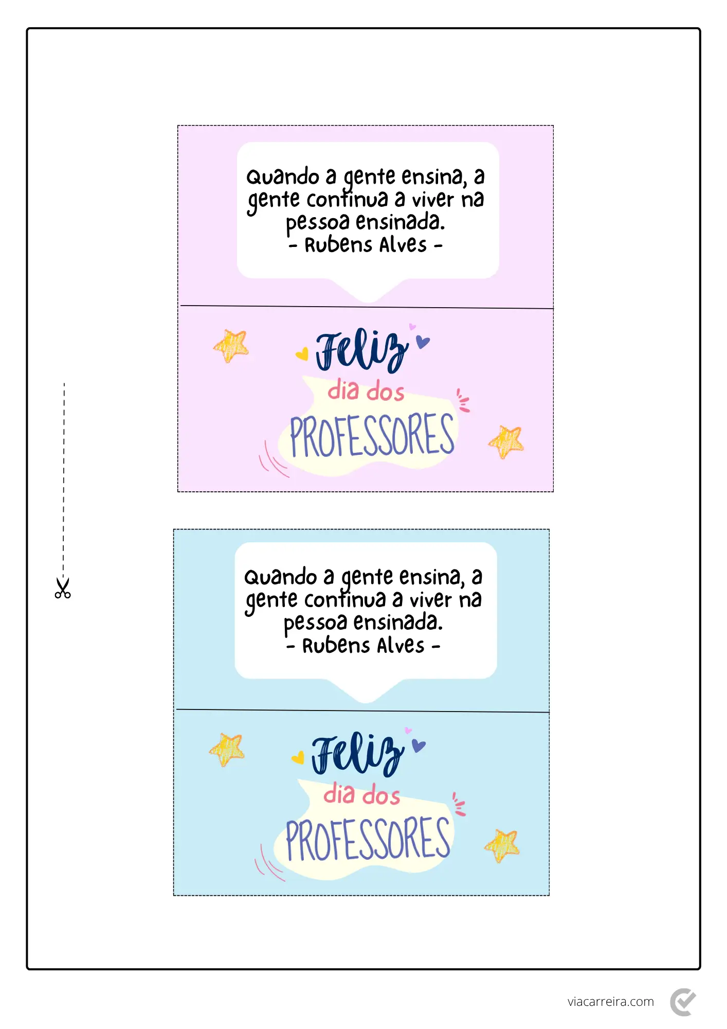 Dicas de presentes para o Dia dos Professores com mensagens inspiradoras