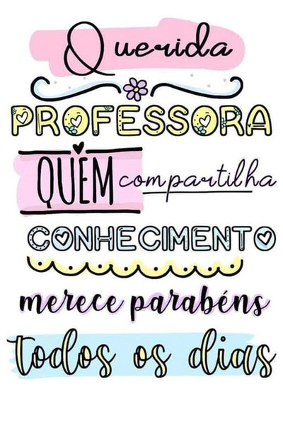 Mensagens de alunos e pais para agradecer aos professores