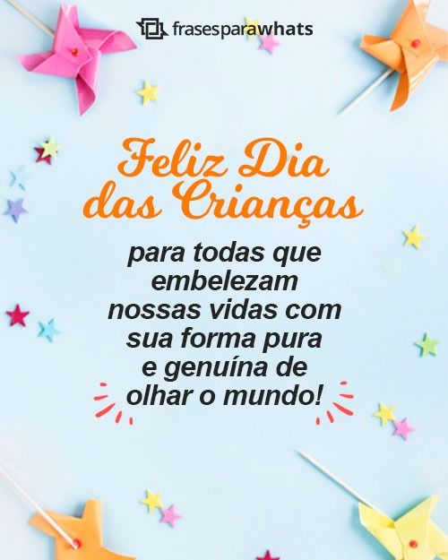 10 Frases Curtas e Divertidas para o Dia das Crianças