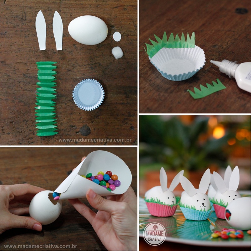 ideias de Páscoa com reciclados