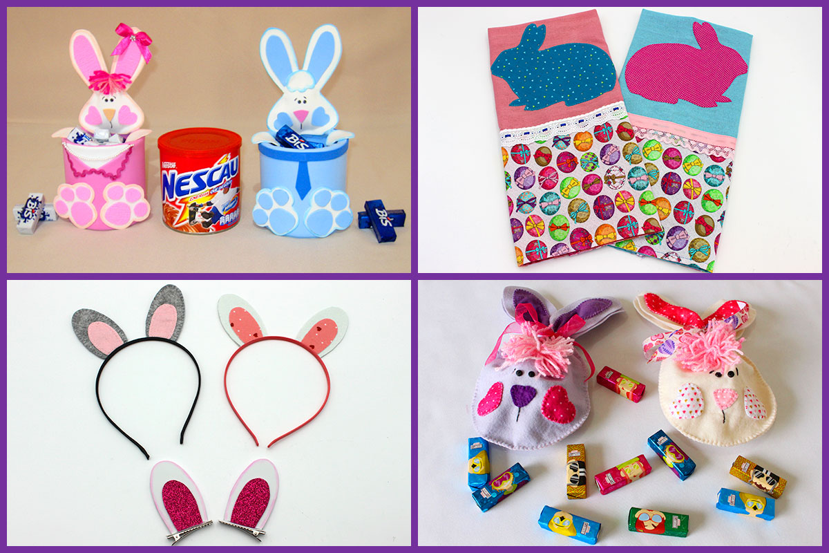 5 ideias de enfeites de páscoa com garrafa PET