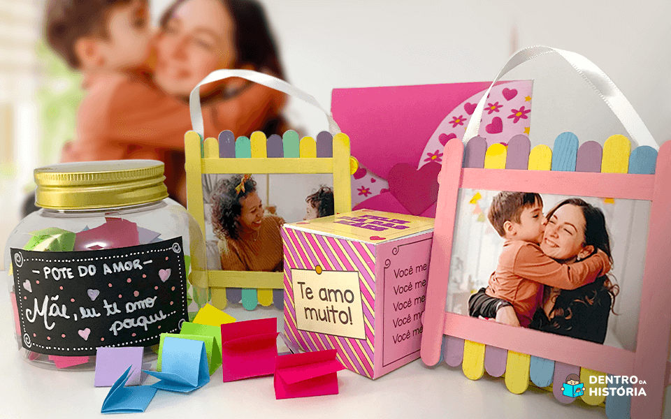 ideias de presente feito a mao para mae