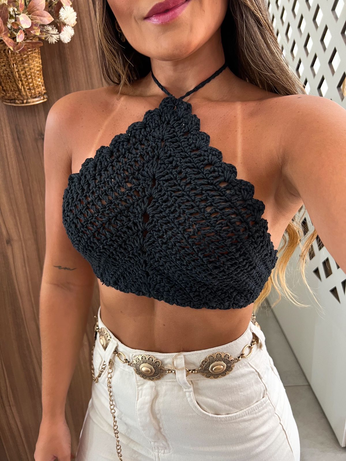 Receitas de crochê: Tops com Granny Squares passo a passo