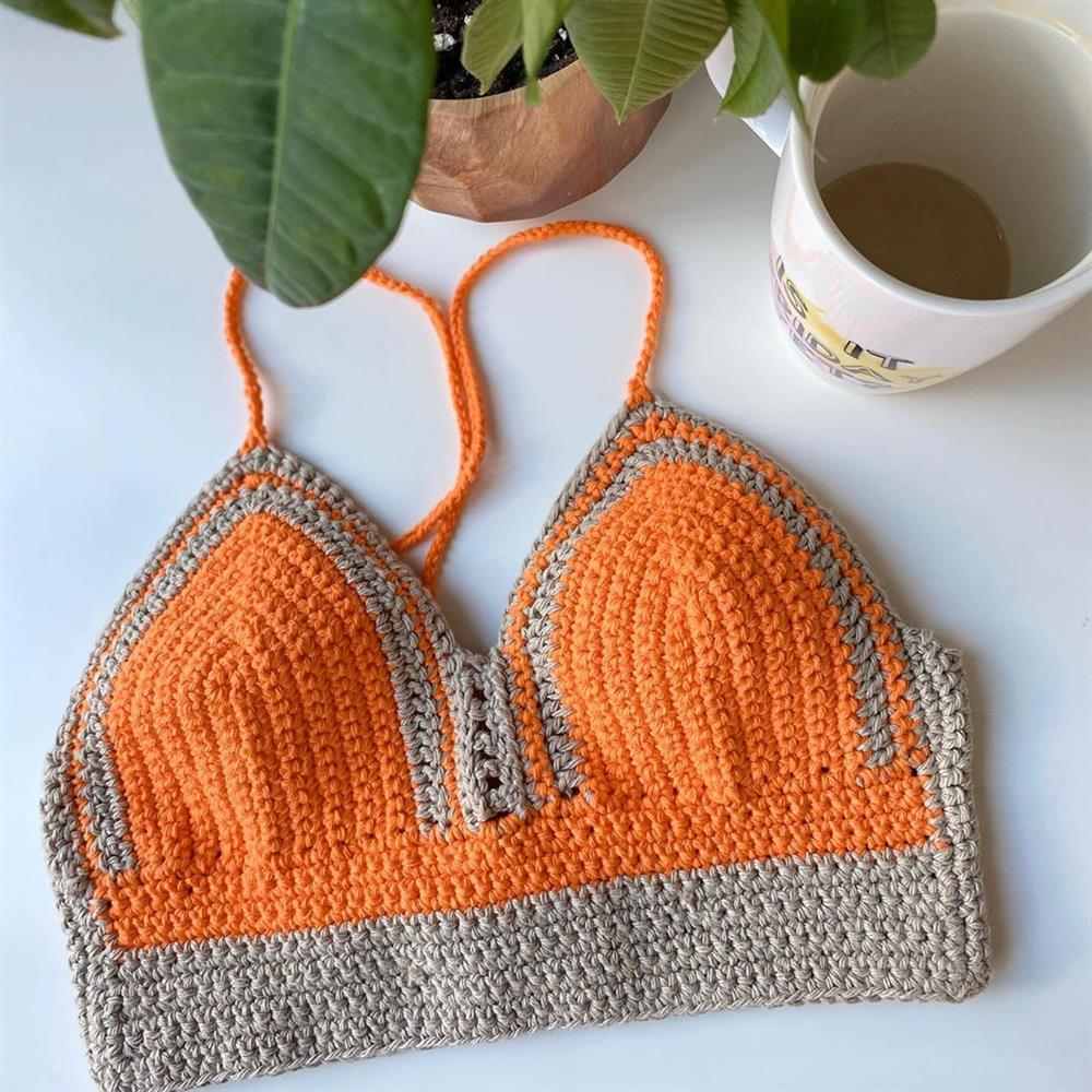 ideias de top de croche