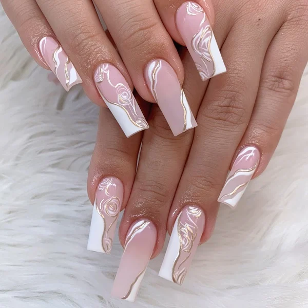manicure italiana ou francesinha para unhas curtas