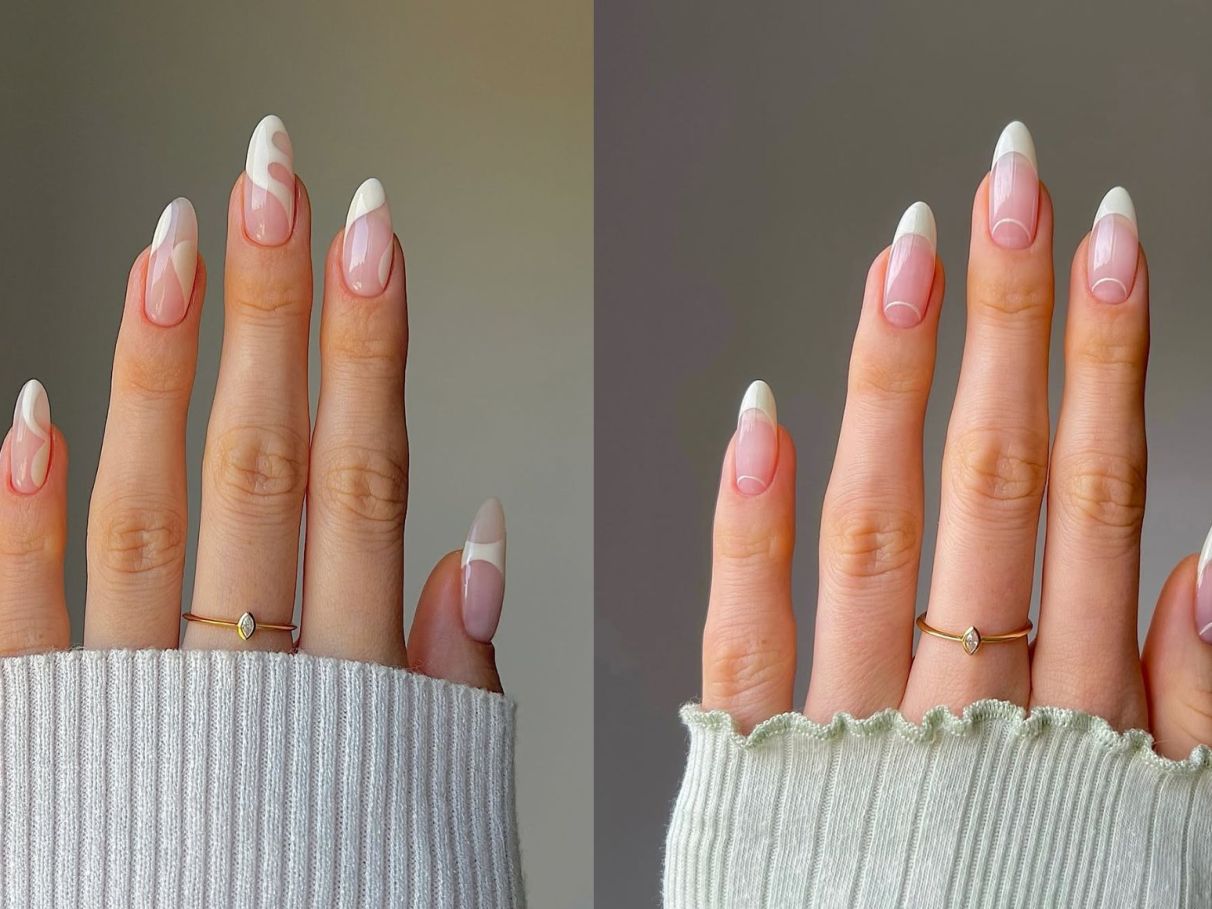 manicure italiana ou francesinha para unhas curtas