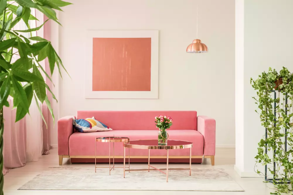 ideias criativas decoração rose gold ambientes pequenos