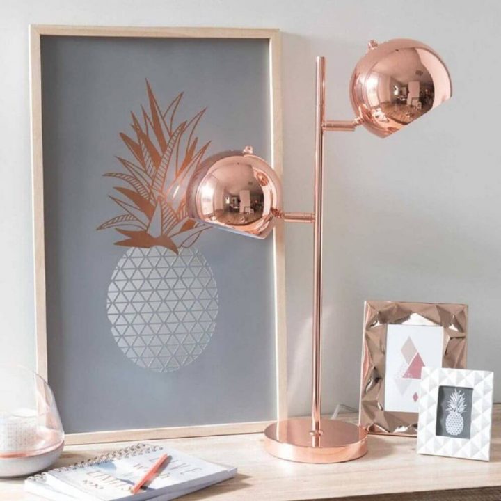 custo médio decoração rose gold apartamento pequeno