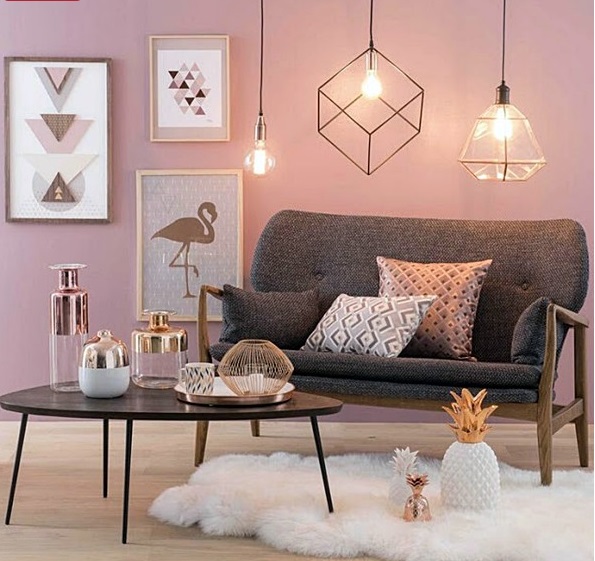 rose gold versus cobre decoração ambientes pequenos