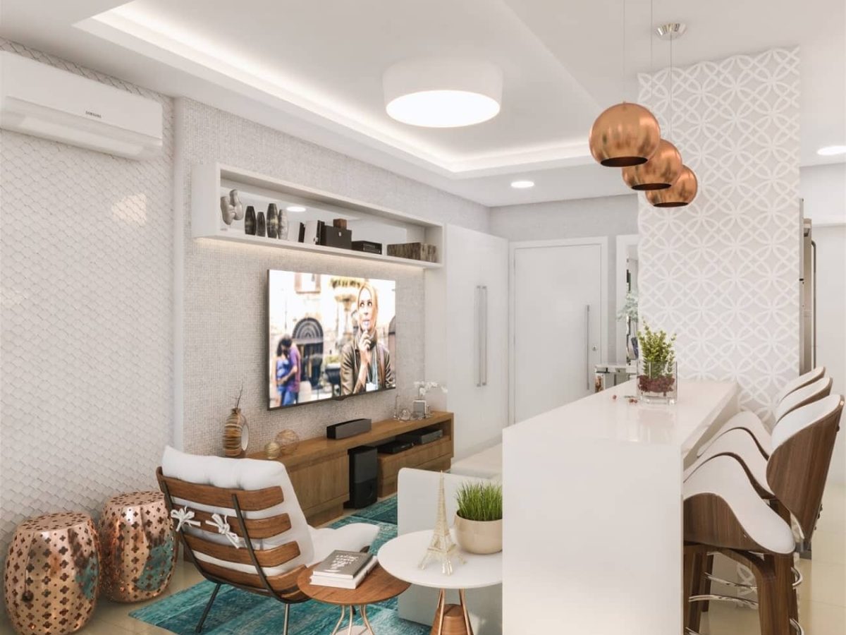 erros evitar decoração rose gold espaços reduzidos