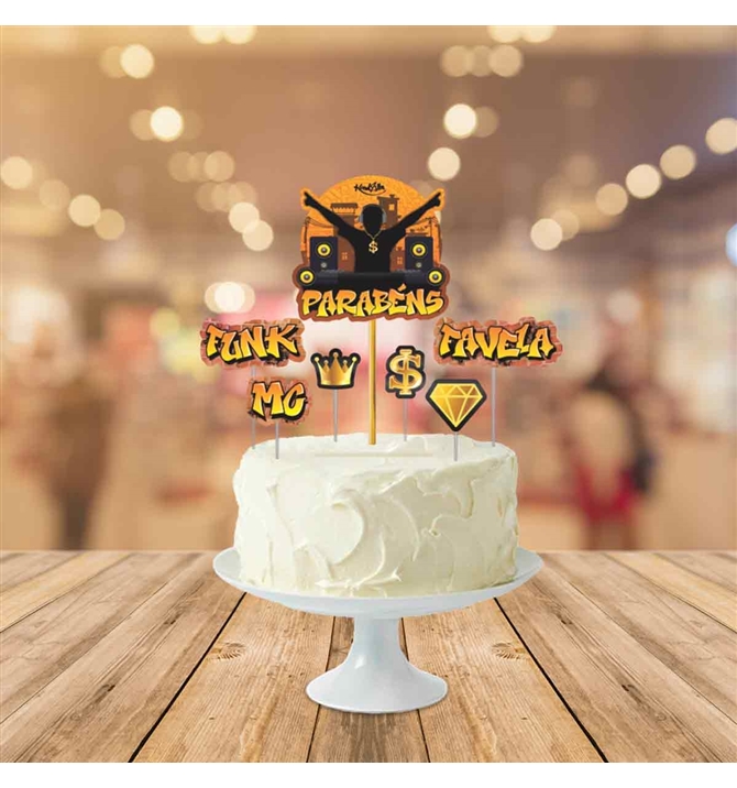 Topper de Bolo em Acrílico e MDF: Elegância e Durabilidade para Sua Festa