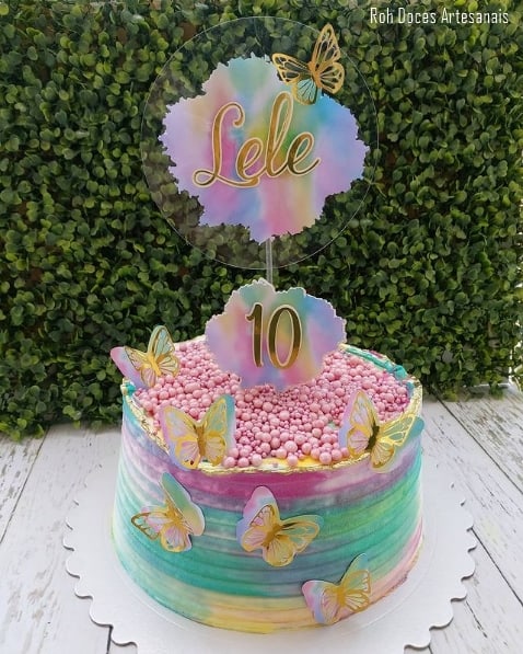 ideias e tipos de toppers de bolo decorado uma doce celebracao