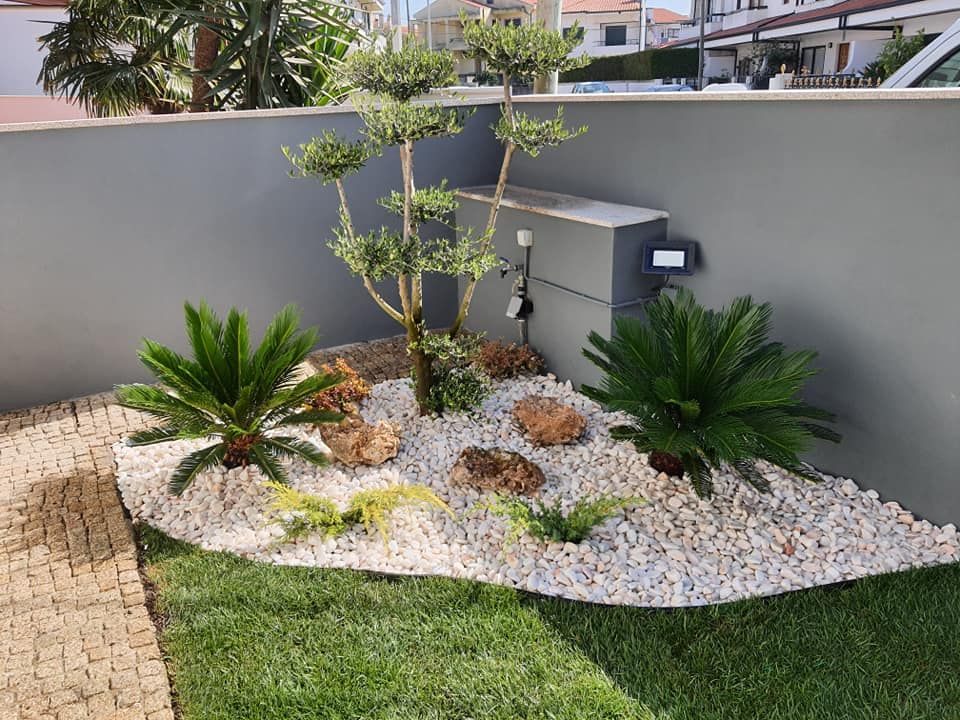 ideias jardim mediterrâneo pequeno