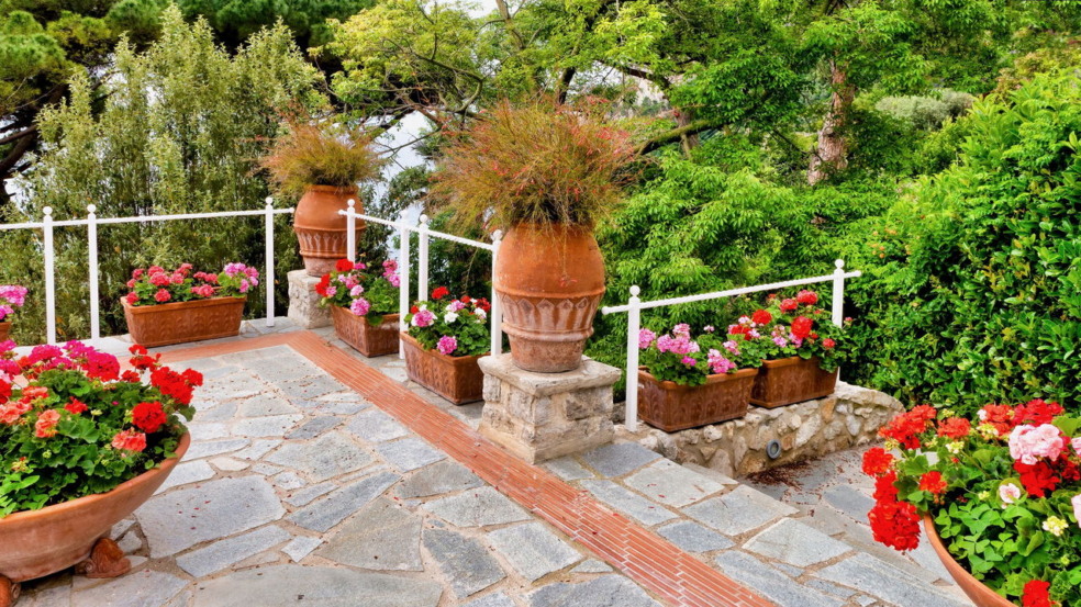 ideias jardim mediterrâneo pequeno