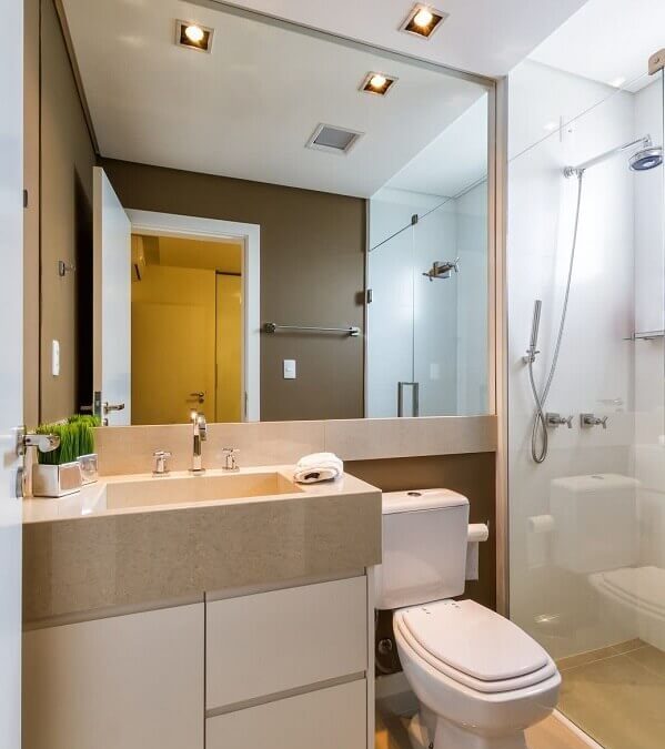 20 ideias criativas para banheiro pequeno de apartamento