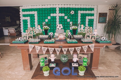 ideias criativas para festa de futebol em casa