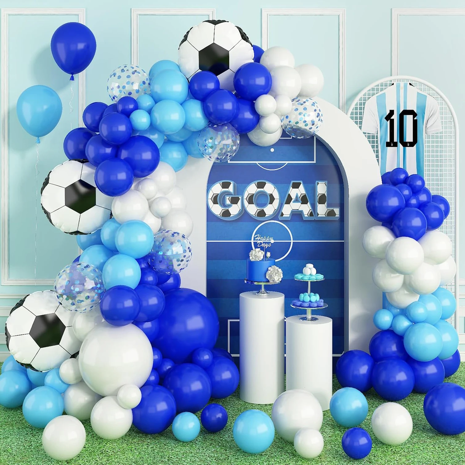decoração tema futebol para sala de estar