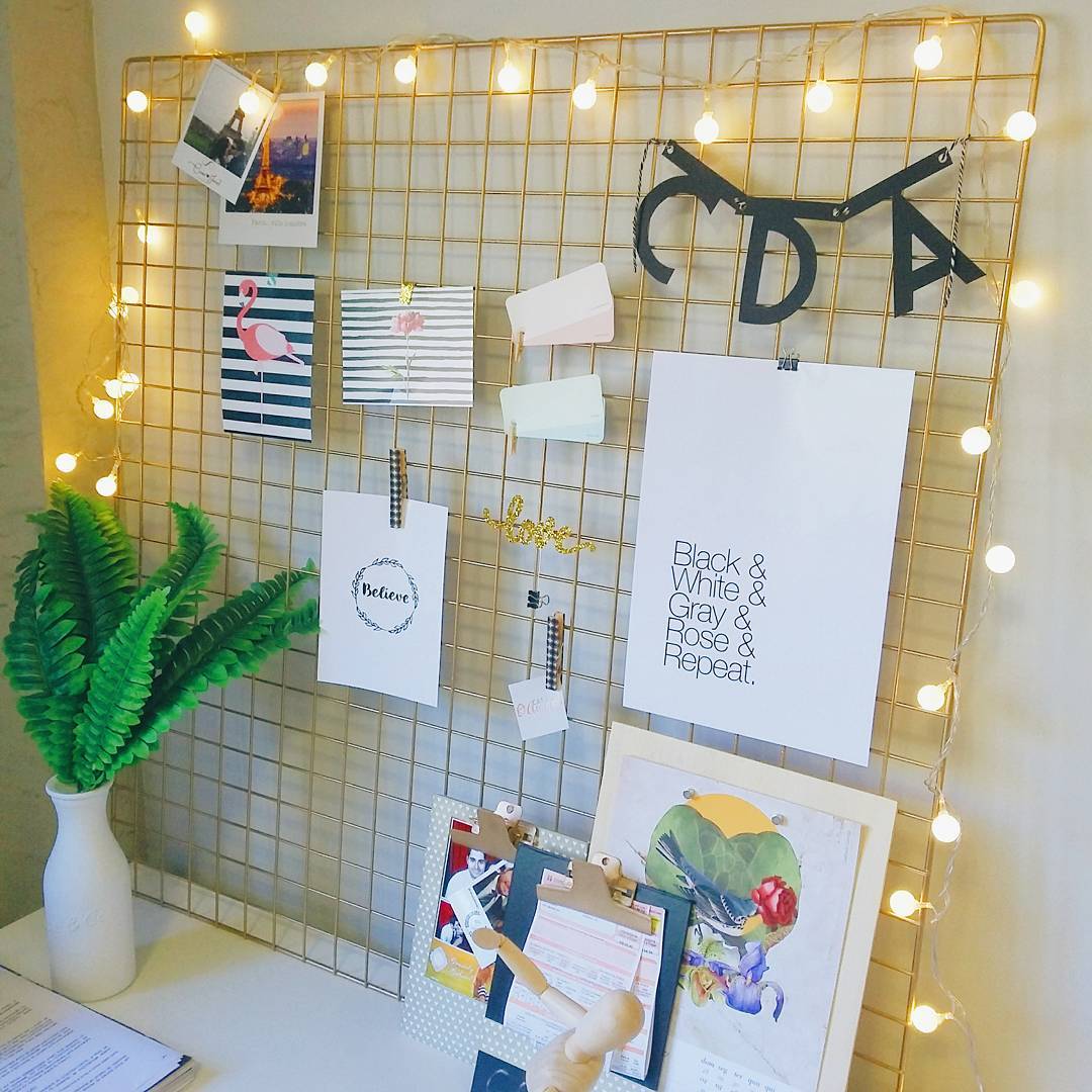 ideias varal de fotos