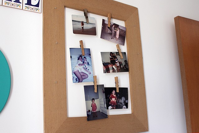 como fazer varal de fotos criativo