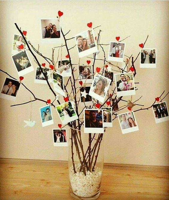 diy varal de fotos econômico