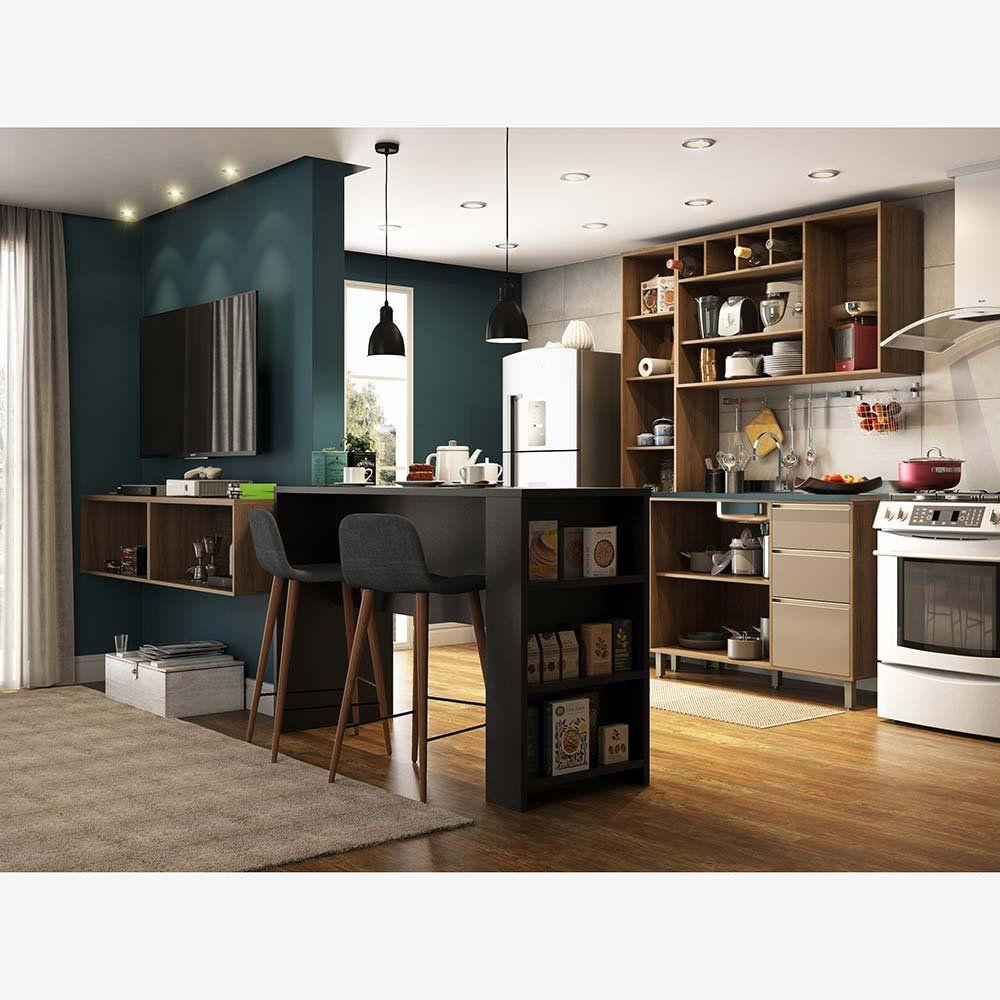 planejamento de ilha de cozinha com medidas ideais