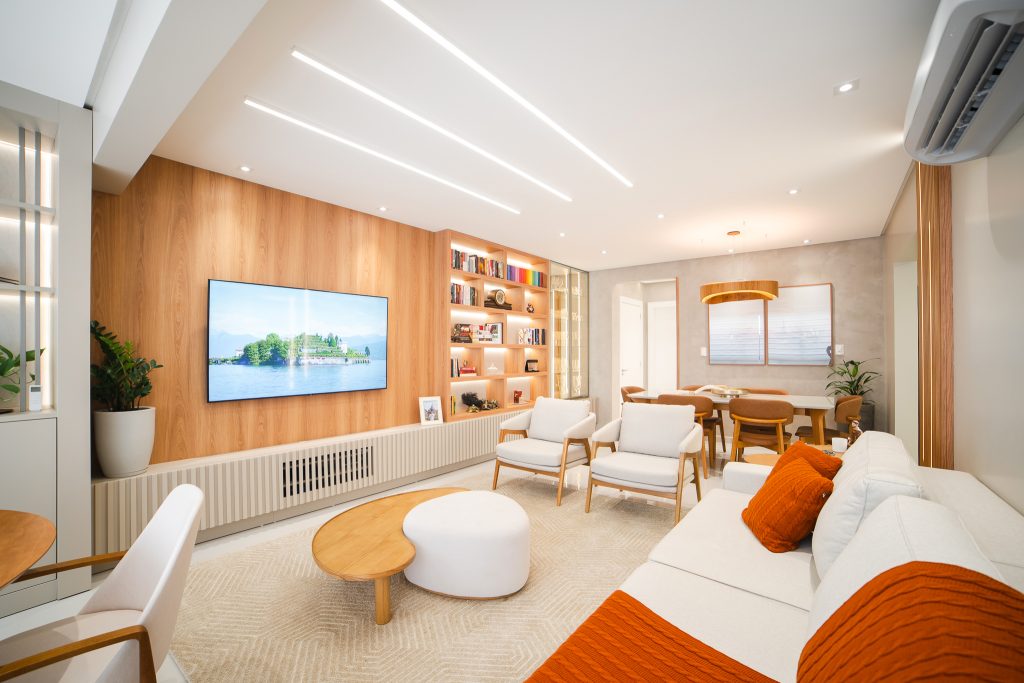 temperatura de cor ideal para iluminação de sala