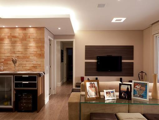 iluminacao indireta para sala