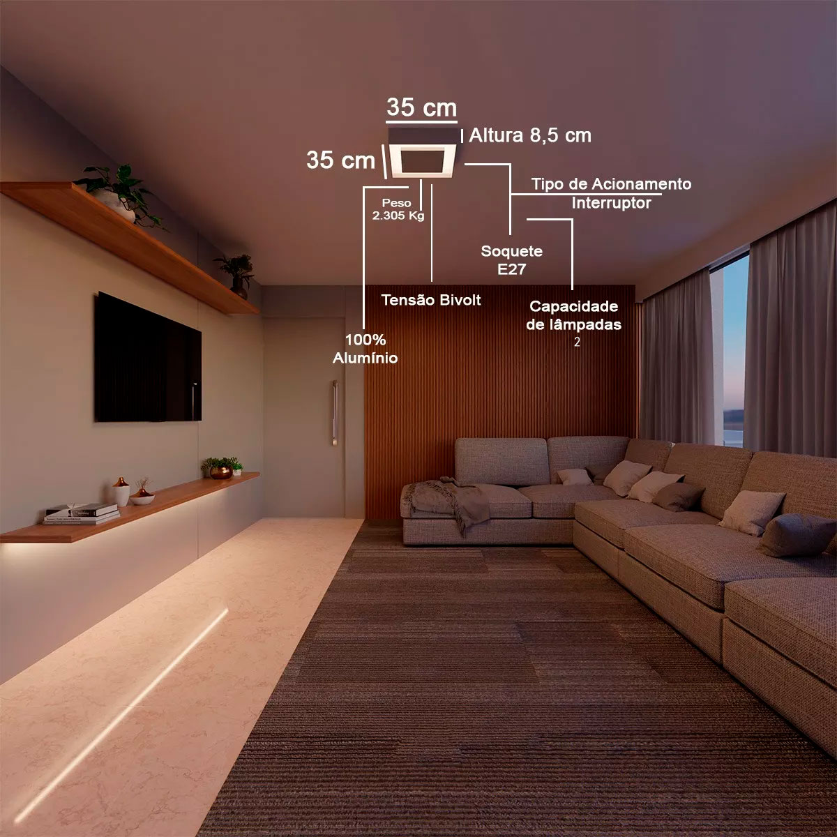 Arandelas Modernas: Iluminando com Estilo