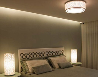 como criar ambiente relaxante com luz indireta