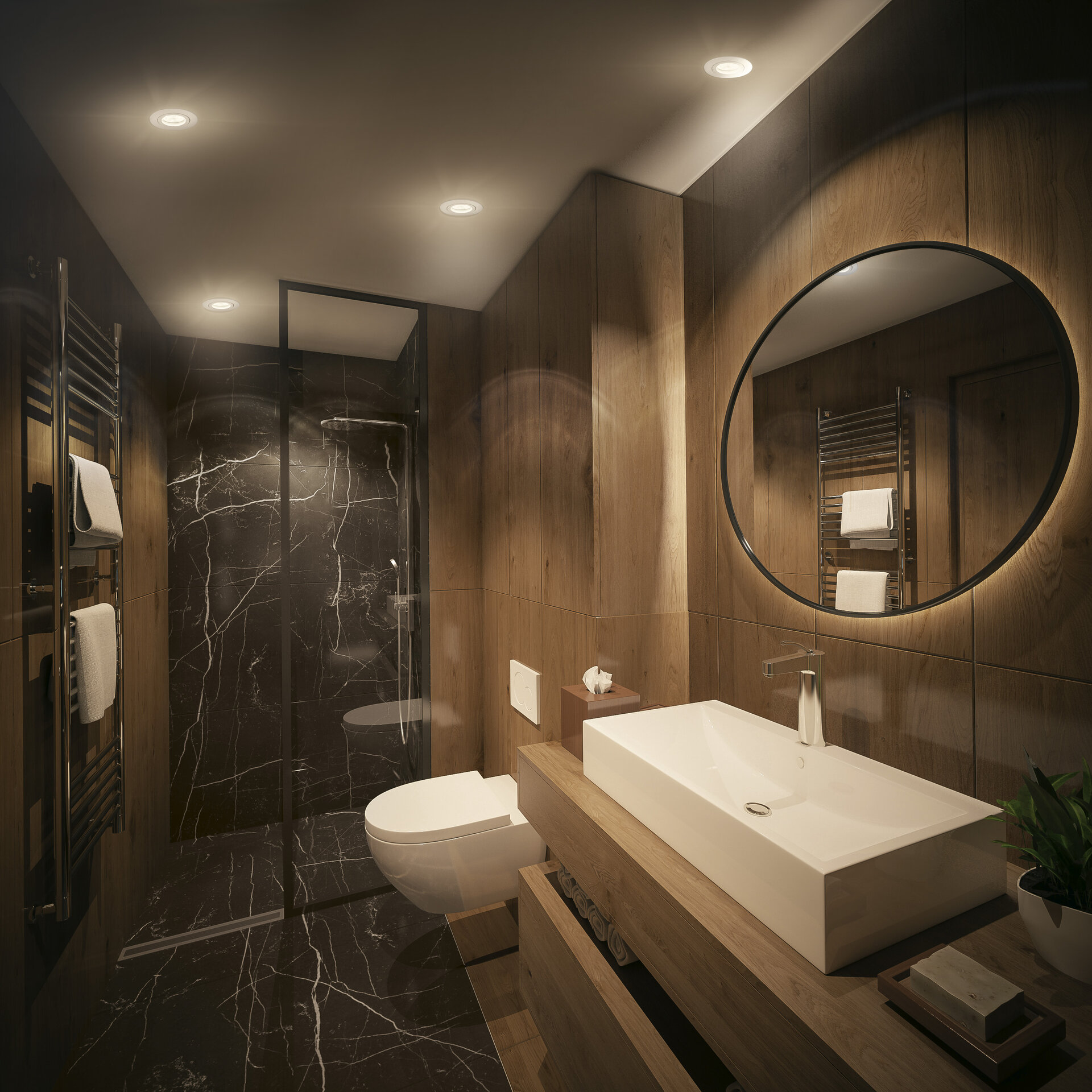 temperatura de cor ideal para banheiro